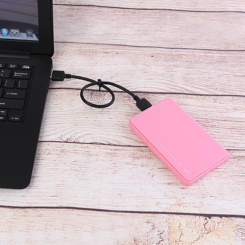 2.5 Inch Usb 3.0 Hard Drive Disk Box 5Gbps Sata Hdd Behuizing Ssd Mobiele Externe Case Met Led Indicator licht Voor Notebook Pc