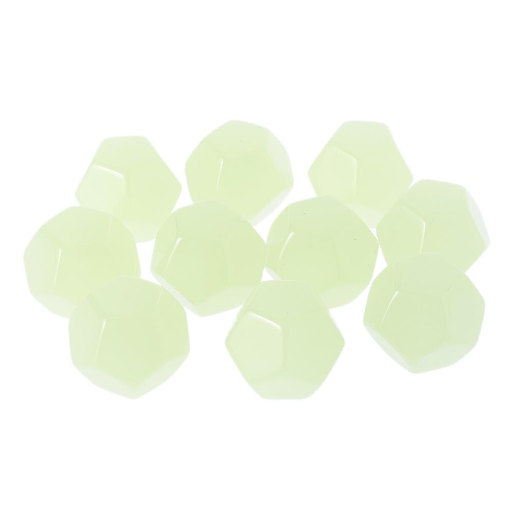 10 pièces D12 Polyédrique Dés Lumineux Dés Blanc Pour RPG MTG: Default Title