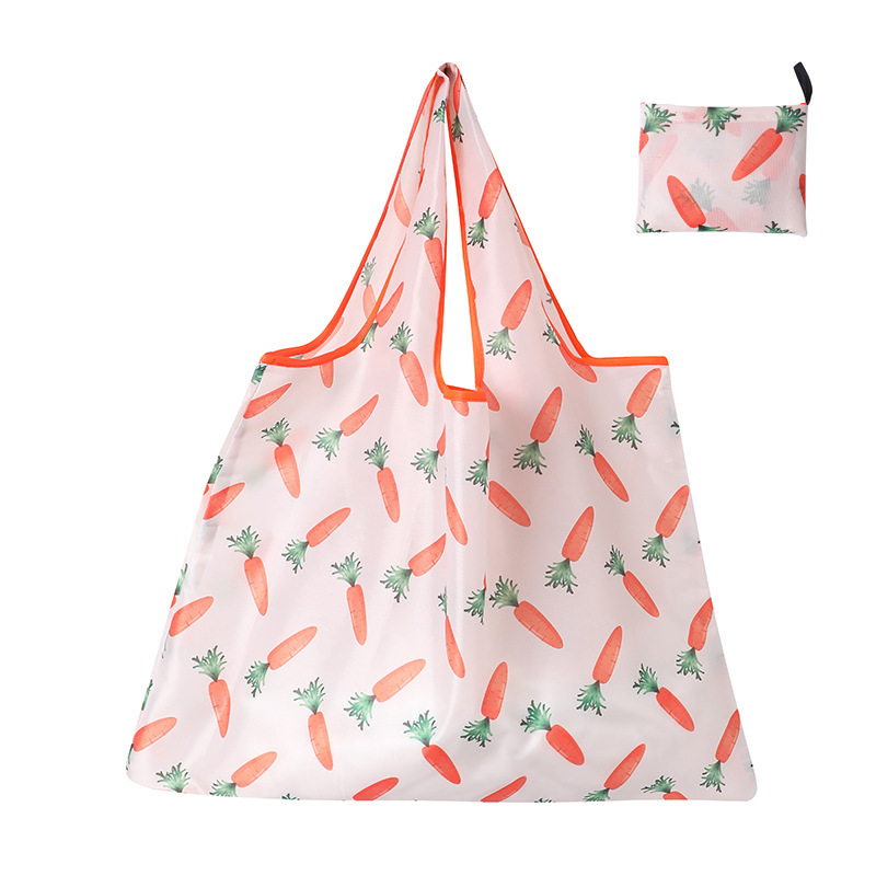 Foldable Shopping Bag Waterproof Travel Portable Storage Bag Beach Bag Supermarket Grocery Folding Pouch Shopping Bag