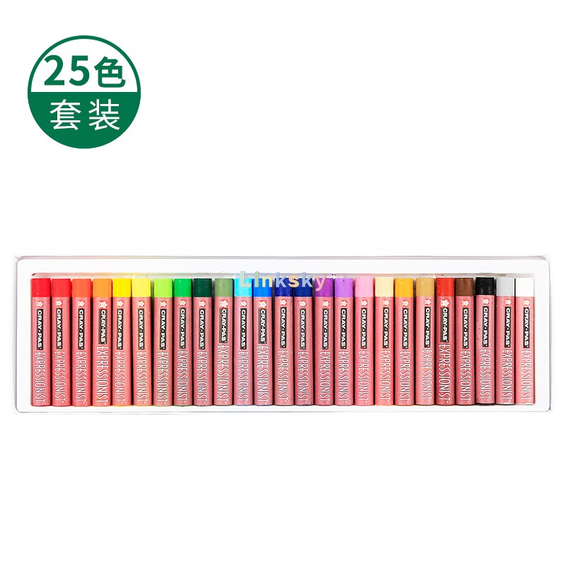 Sakura Cray-Pas Expressionistische Diverse Kleur Olie Pastel Set Xlp, 12,16,25,36,50 Kleur, ideaal Voor Alle Kunstenaar, Glad En Te Gebruiken: 25 XLP-25
