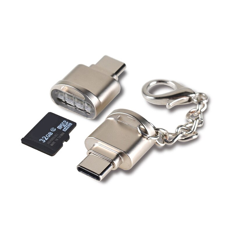 Adaptador USB, USB tipo C adaptador de tipo OTG-C a convertidor USB para USB-C de cargador del ratón del teclado de disco flash portátil llavero enchufe OTG