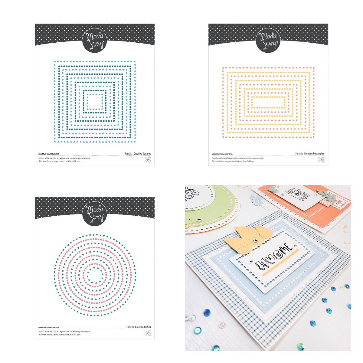 Square Rectangle Circle Metal Cutting Die Scrapbook Embossed Paper Card Album Craft Template Cut Die Stencils for 2022