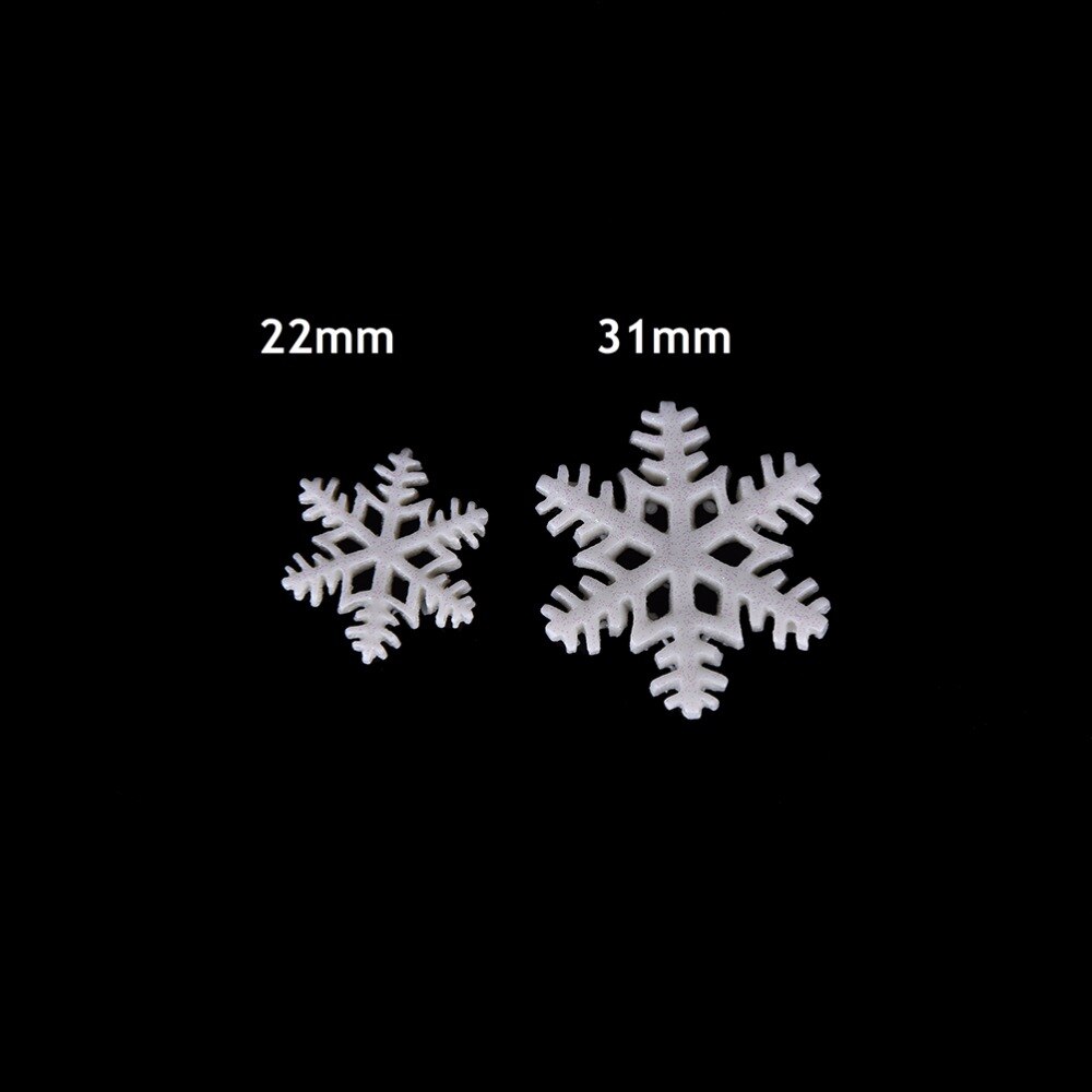 10Pcs Vrolijk Kerstfeest Ornamenten Verkoop Witte Sneeuw Vlok Resin Plakstenen Craft Mini Xmas Decoratie Levert Jaar Navidad