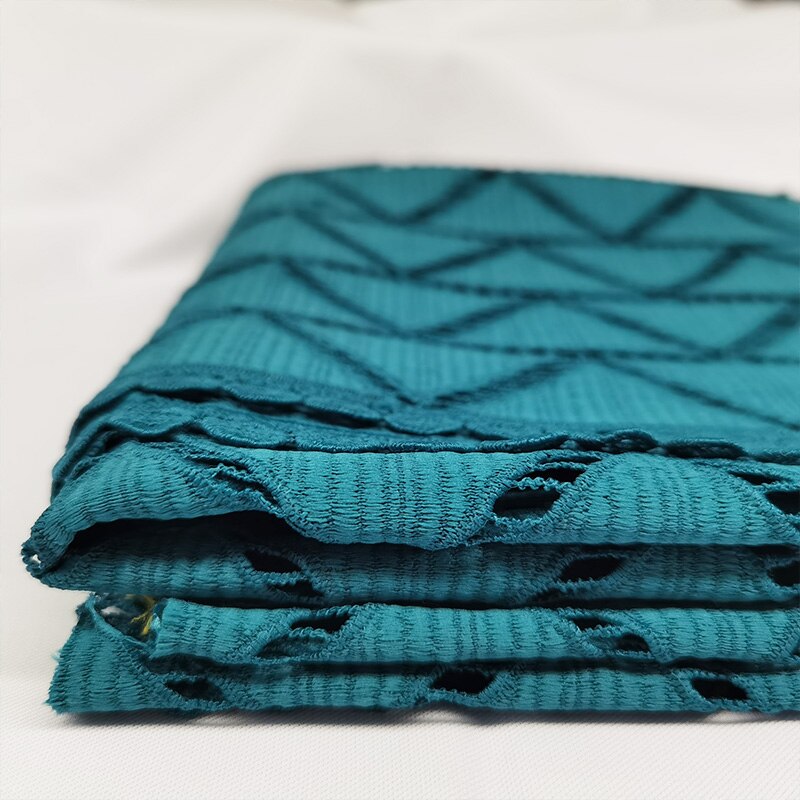 Encaje Soluble en agua, tela de encaje de guipur nigeriano , tela de encaje de cordón africano para vestido de mujer