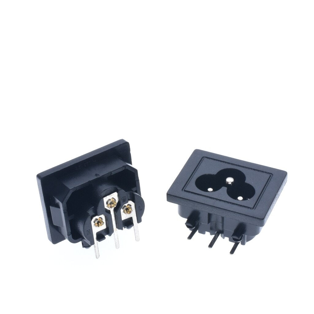 IEC 320 connector C6 CE ROHS ac power socket 250V 2.5A