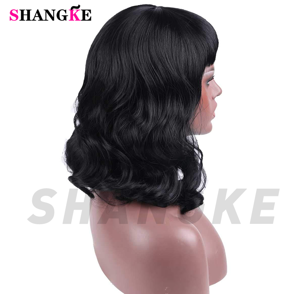 Black hotsell vintage wig