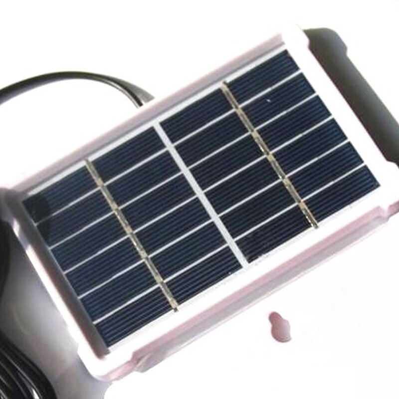 Panneau solaire polycristallin 1W 6V, plaque en verre laminé avec cadre, ligne DC3M, panneau lumineux solaire pour jardin