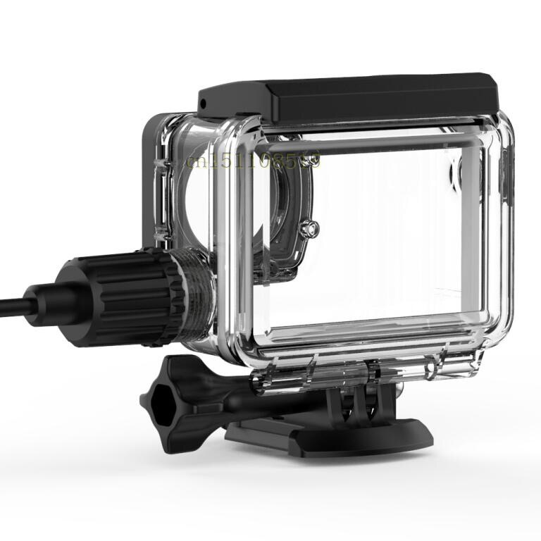 Originele Sjcam Motorfiets Waterdichte Case Voor Sjcam SJ8 Pro/Plus/Air Opladen Behuizing Actie Camera Bescherm Frame Charger doos