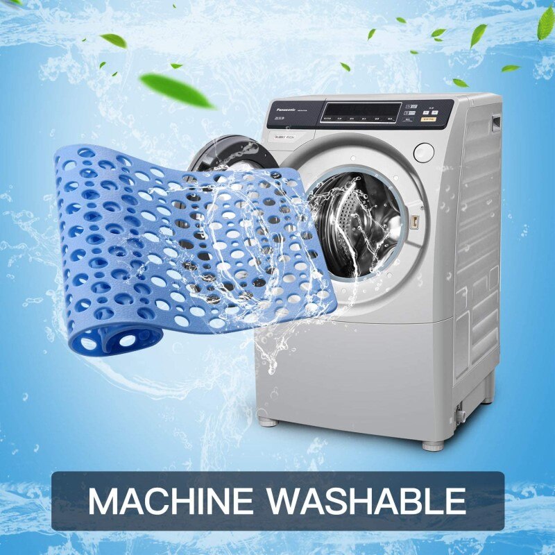 Shower Bath Mat Non-slip TPE Bathtub Foot Pad Hollow Hydrophobic Thicken Tasteless Shower Room Rug Environmental Bathroom Mats