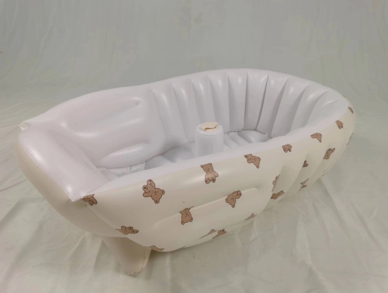 aufblasbare Babybadewanne, tragbarer Pool für Kinder, Heimbad, aufblasbare PVC-Babybadewanne: Schokolade