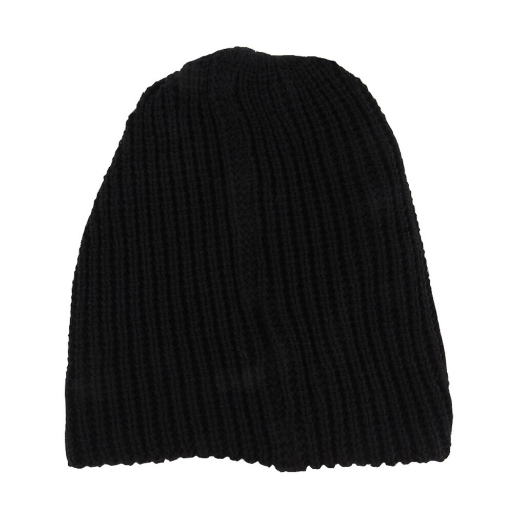 Casual Chic mannen Losse Beanie Zwarte Hoed Caps Winter Vrouwen mannen Skullies Warmte Gebreide Mutsen Effen Kleur oversized