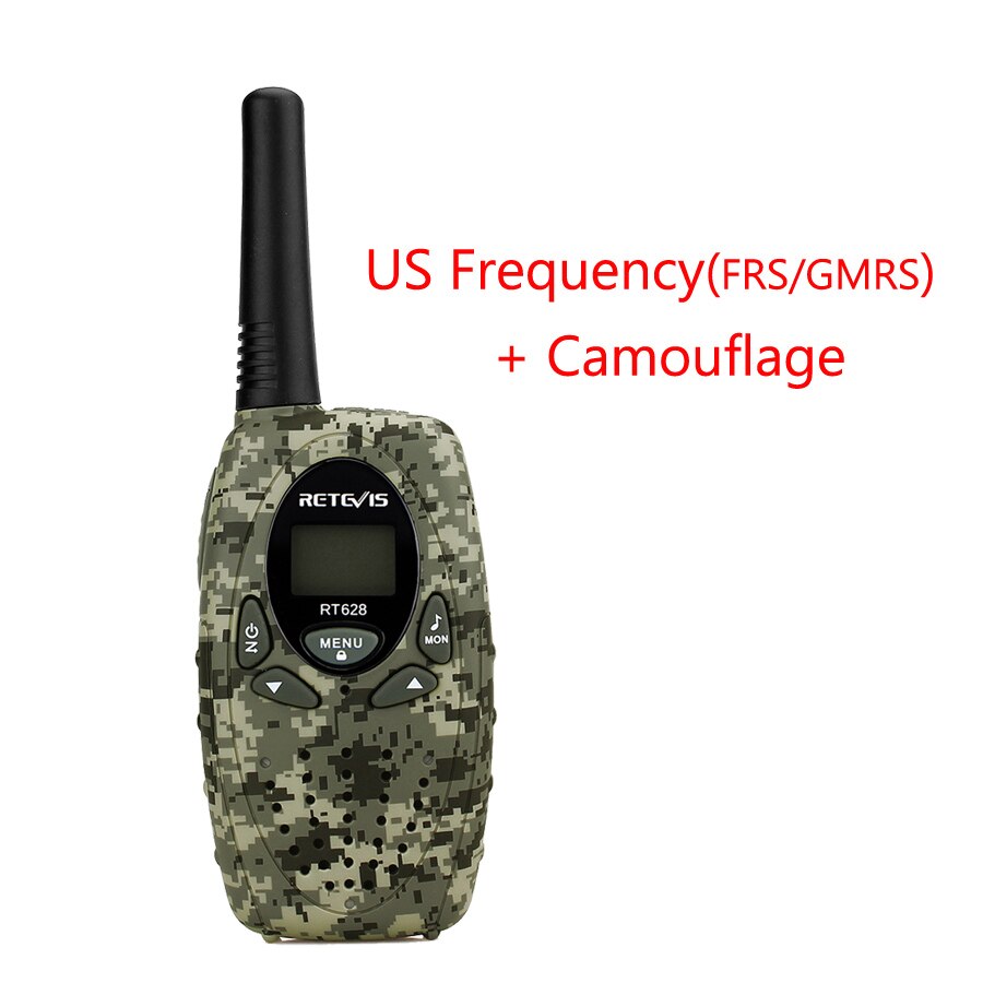 1pc Walkie Talkie Kids Radio Station RETEVIS RT628 0.5W Hf Transceiver Ham Radio UHF Two Way Radio J1026: Camouflage US