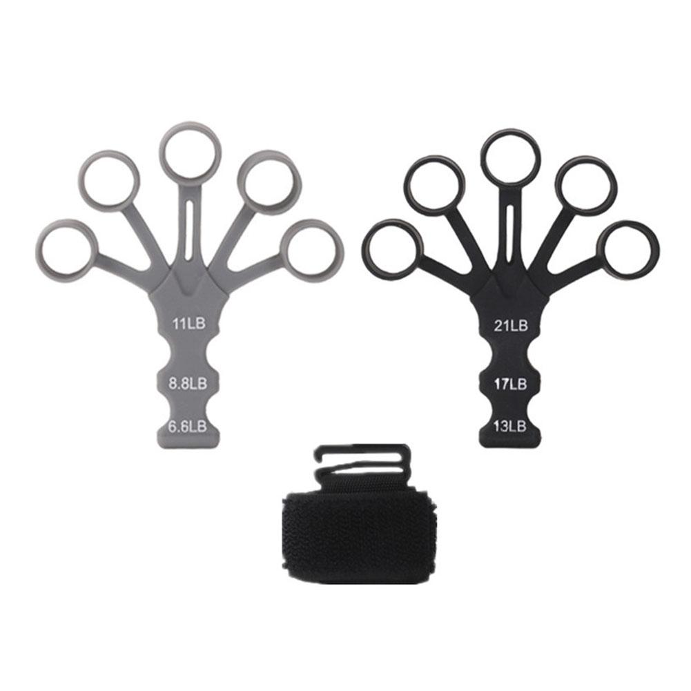 Ejercitador de agarre de silicona para dedos, fortalecedor de dedos, entrenamiento de guitarra, gimnasio, Fitness, entrenador, accesorios de equipo deportivo