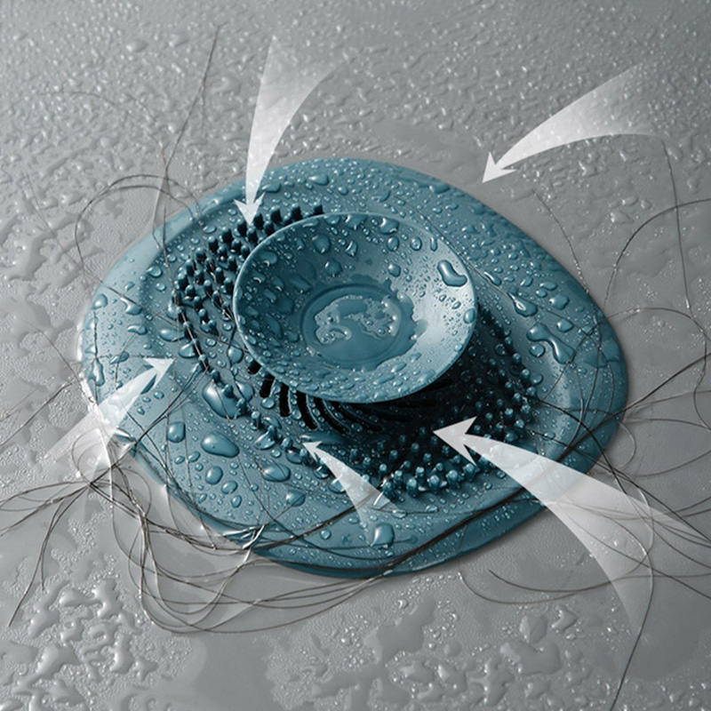 Silikon Waschbecken Abfluss Sieb Dusche Filter Abfluss Abdeckung Stopper Waschbecken Sieb Ablauf Boden Ablauf Haar Catcher Badezimmer Zubehör