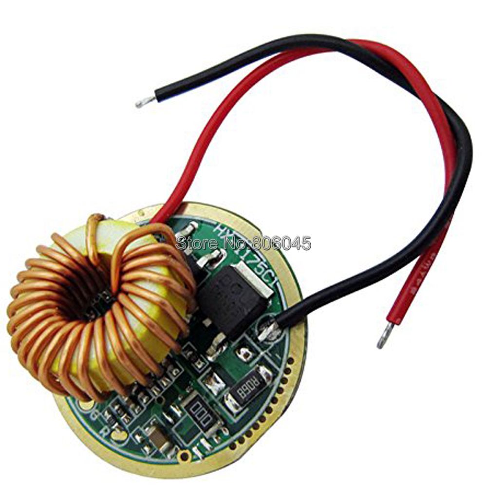 32mm 5 Modi hoch Energie LED-treiber Eingang DC 7-15 v Ausgang DC6V 4-4.8A Verwendet mit Cree XHP70 6 v LED Beleuchtung Emitter Diode Chip