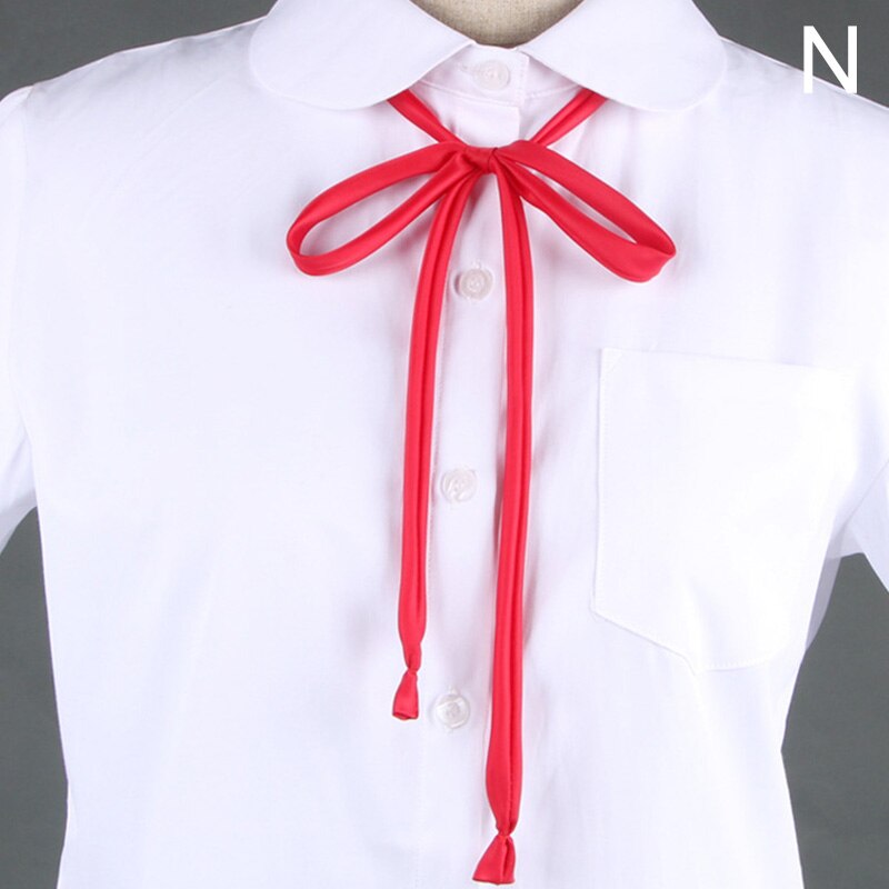 Japanese Style School Dresses Bow Tie For Girs Uniforms Bow Tie Suit Shirt Collar Accessories Collar Rope Students Necktie: N