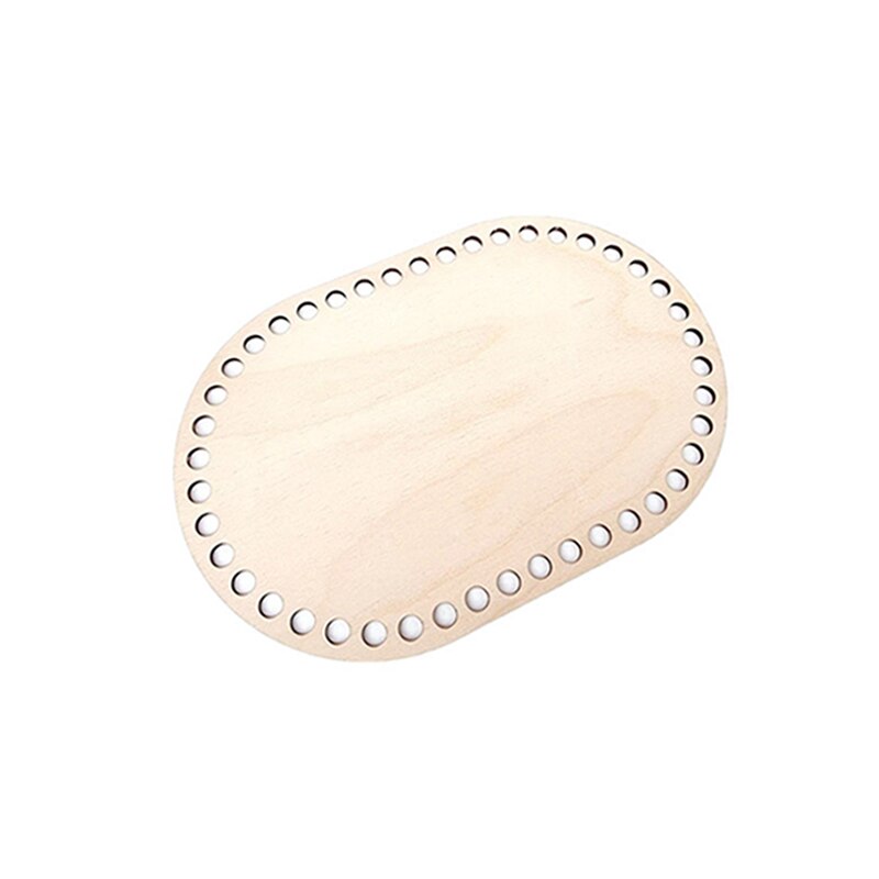 7 Maten Natuurlijke Houten Mand Bodem Oval Blank Solid Haak Mand Houten Basis Voor Diy Mand Weven Supplies Craft Maken