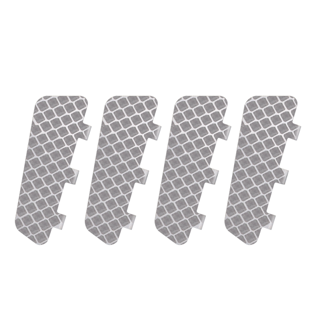 4 Stuks Ronde Rode Reflectoren - ABS Reflecterende Stickers Voor Auto, Aanhanger, Motor En Boot