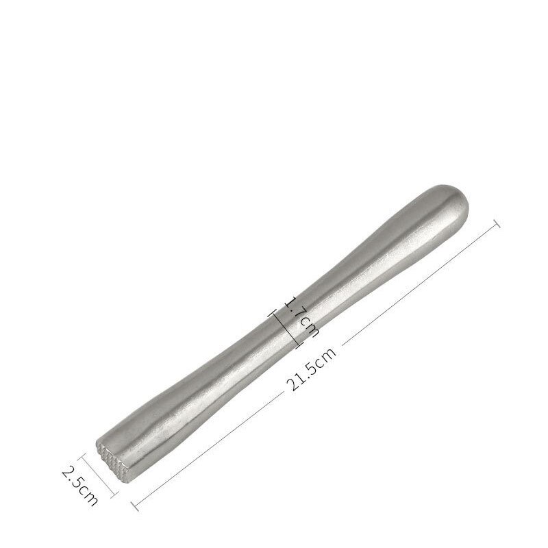 Cocktail Muddler Swizzle Stick Stainless Steel Wine Crushed Ice Hammer DIY Fruit Mojito Cocktail Muddle Pestle Cursher Bar Tools