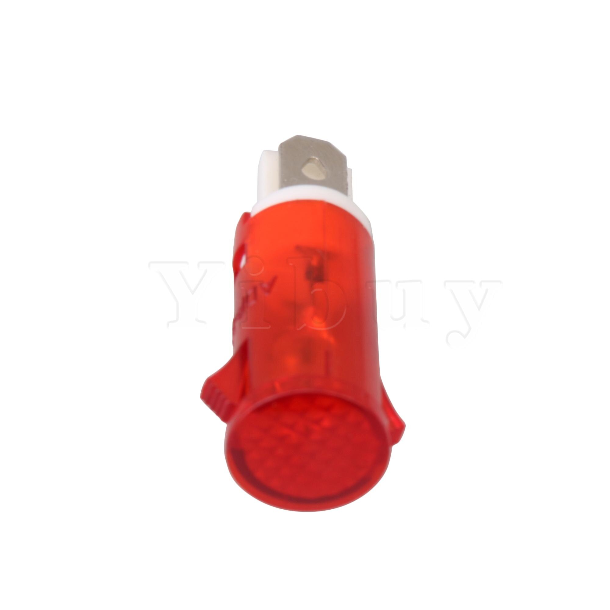 2 x Home Indicator Light for Refrigerator Freezer Parts Hole Dia 1.3cm