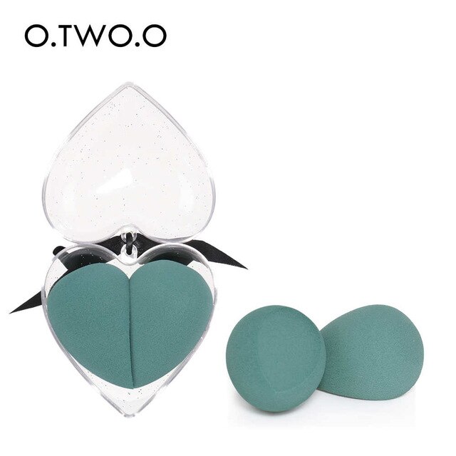 O.two.o hartvormige make-upspons, zacht en glad, vloeibare foundation voor het gezicht, concealercrème, cosmetische puff, make-uptools: 03