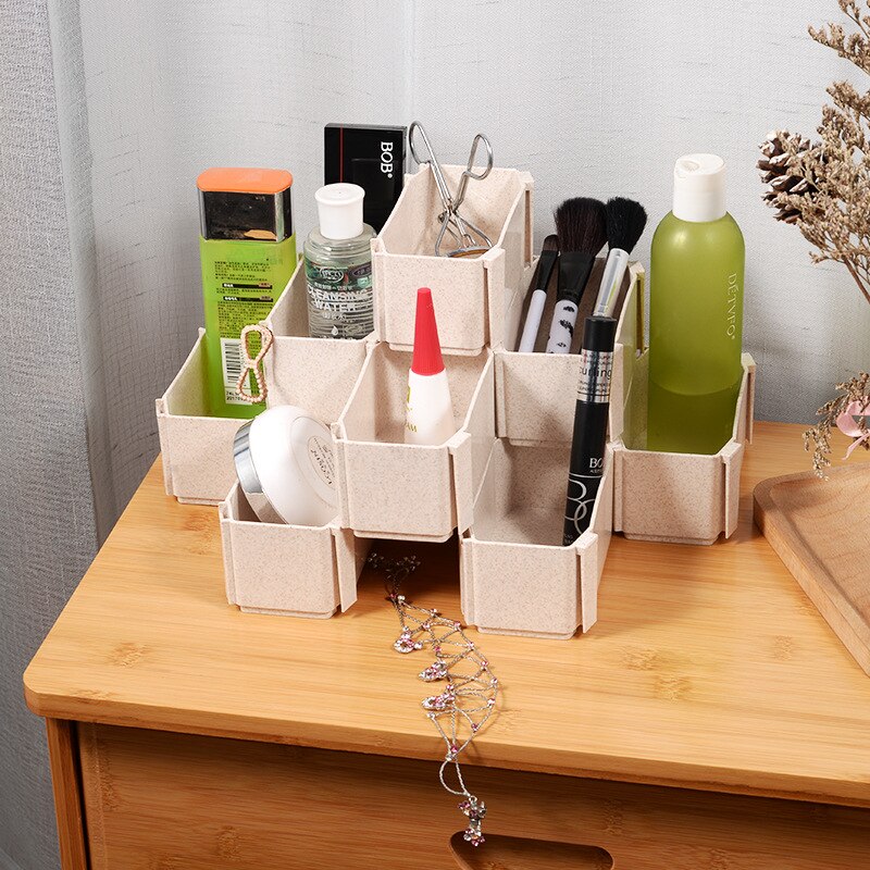 6pcs Stationery Storage Drawer Kitchen Dividers Tool Box Desktop Organizer System Desktop Underwear Under Desk Makeup for Socks