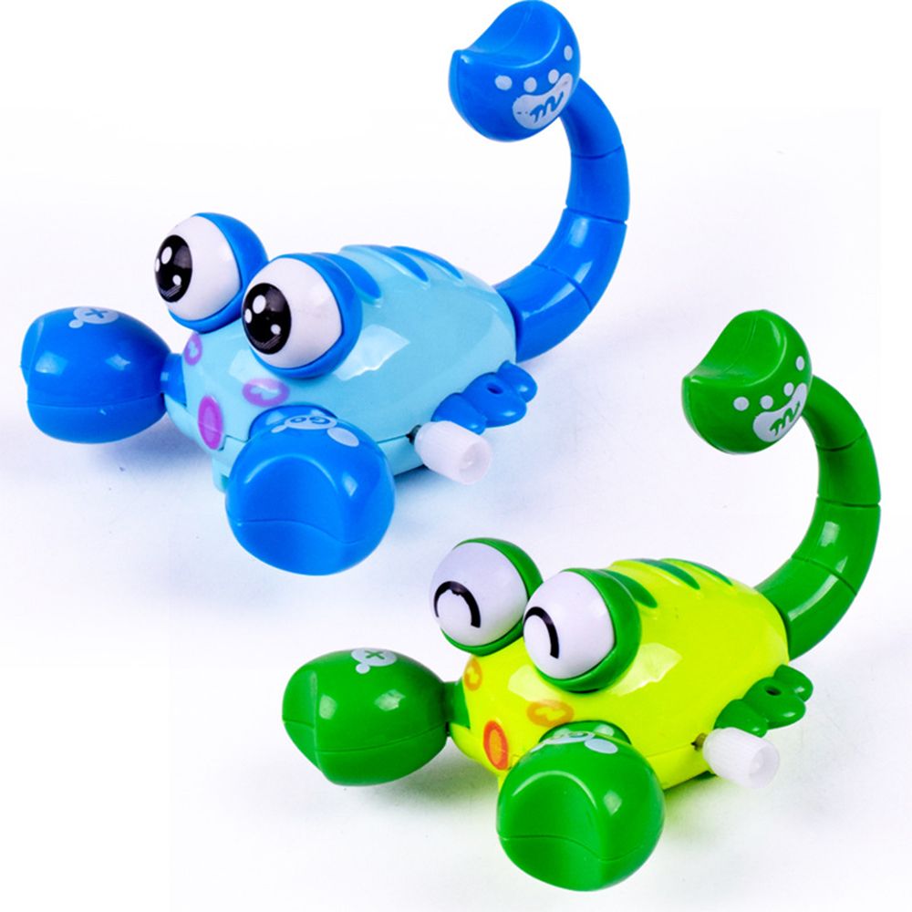 Plastic 1 * Scorpion Clockwork Speelgoed voor boven 3 jaar oude Kinderen Kids Mooie Leuke Walking Scorpion Wind Up toy willekeurige kleur