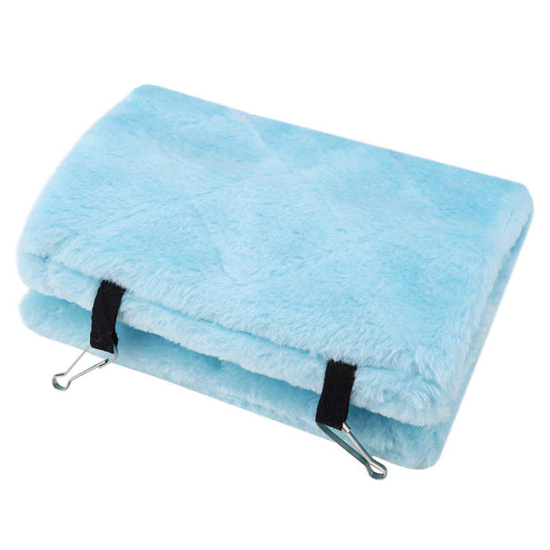 Hamster hangend huis zachte pluche hangmat hangende kooi tent voor vogels papegaai winter warm bed huisdier speelgoed huisdier cavia eekhoorn