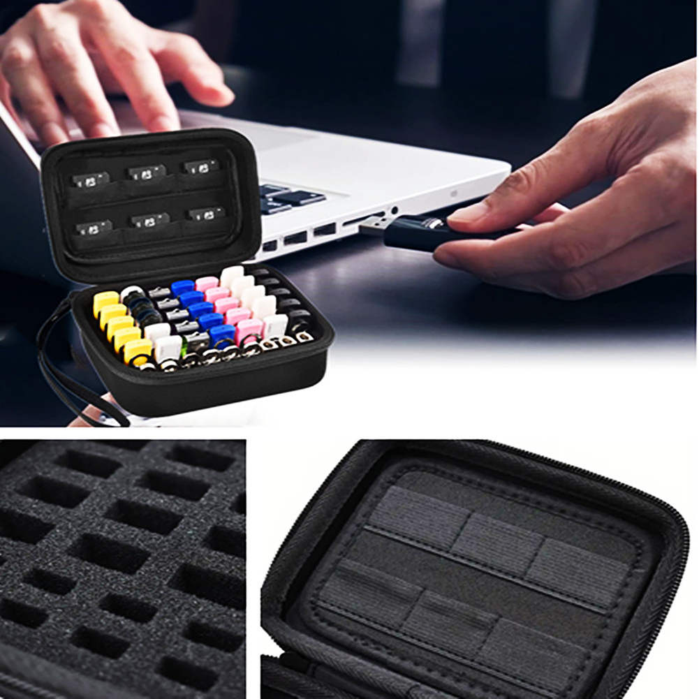 USB-Blitz-Laufwerk fallen SD Karte Daumen Laufwerk Halfter Organizer USB Lagerung fallen Lagerung fallen Halfter Elektronische Zubehör Organizer