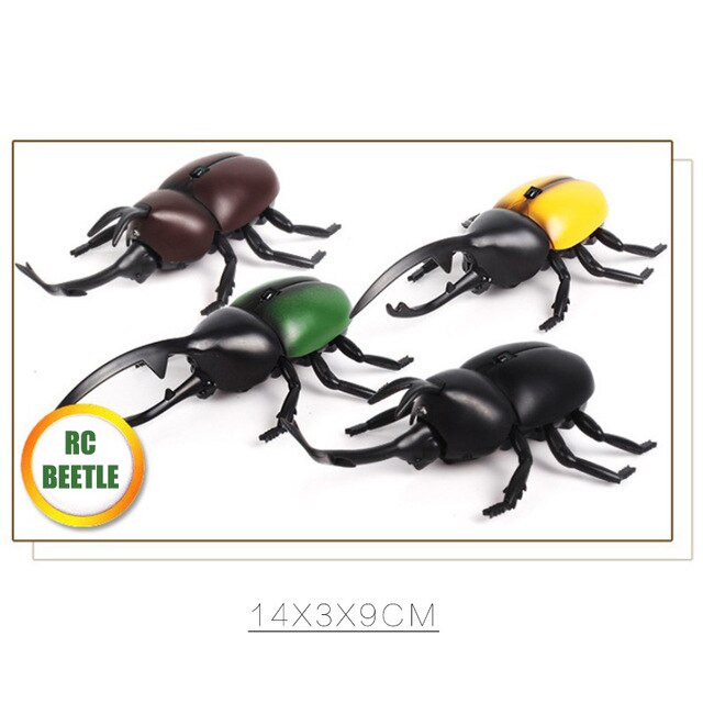 RC Remote Control Snake And Egg Rattlesnake Animal Trick Terrifying Mischief Toys for Children Funny Novelty Christmas: Beetle
