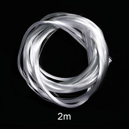 1m/1.5m/2m nail art glasfiber uv gel diy negle hvide akryl negleforlængerspidser med skraber: 2m