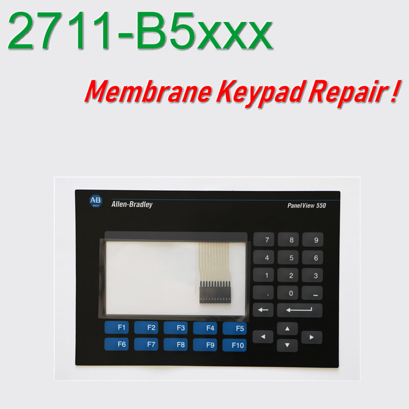 Allen-Bradley Panelview 550 2711-B5A3 2711-B5A5 Membrane keypad for HMI Panel repair~do it yourself & Have in stock