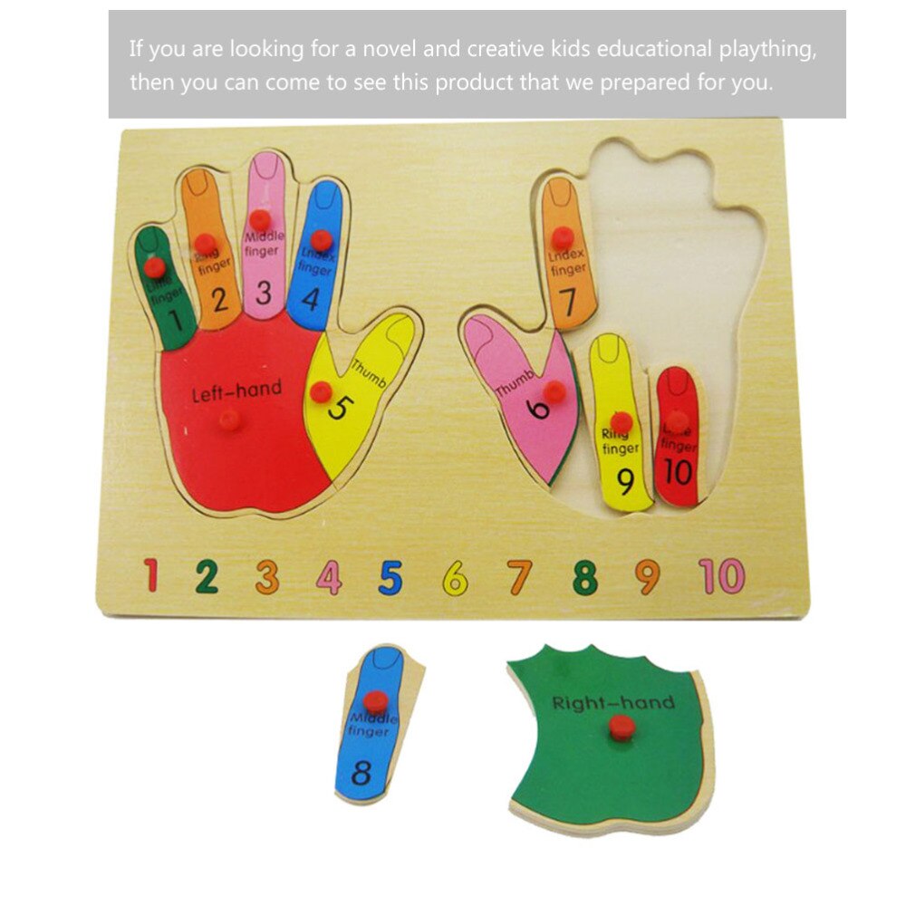 1Pc Grappige Houten Puzzel Speelgoed Creatieve Puzzel Speelgoed Voor Kinderen Kleurrijke