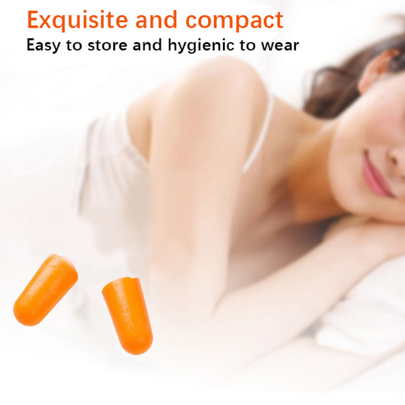 3M Earplugs Model 1100 2 Foam Earplugs Protection Noise Protection No Tear Dirt Resistant Flexible Work Study Rest Sleep1100