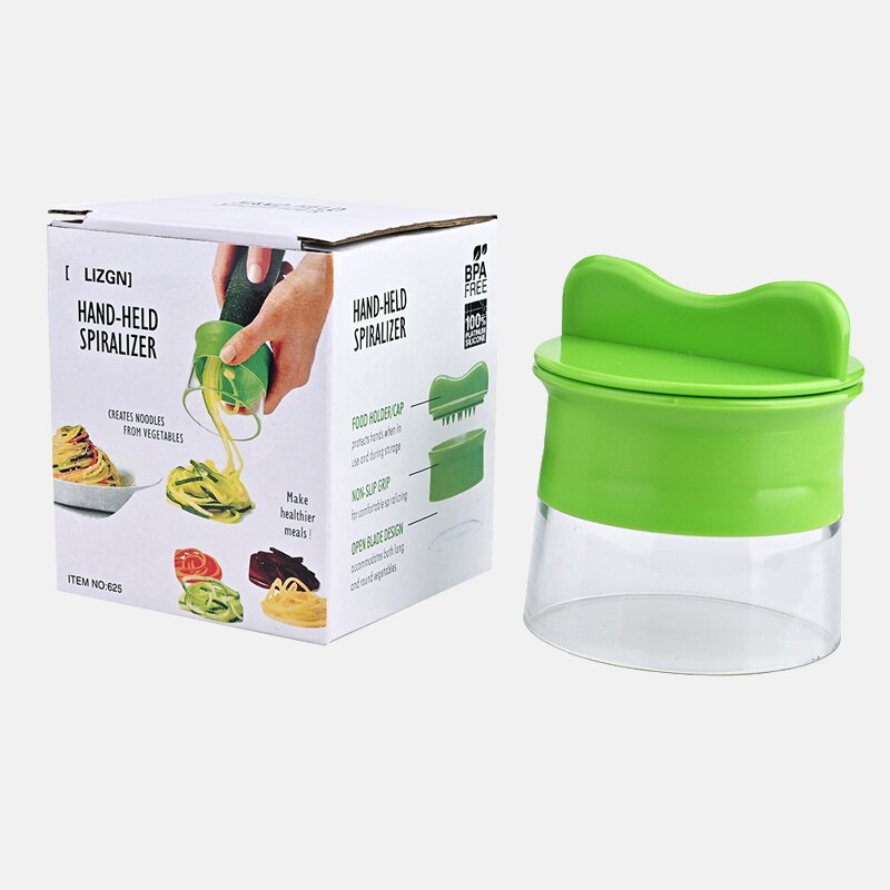 Wortel Aardappel Komkommer Spiraal Rasp Snijder Groente Fruit Slicer Salade Noodle Spaghetti Courgette Blade Spiralizer Gadgets