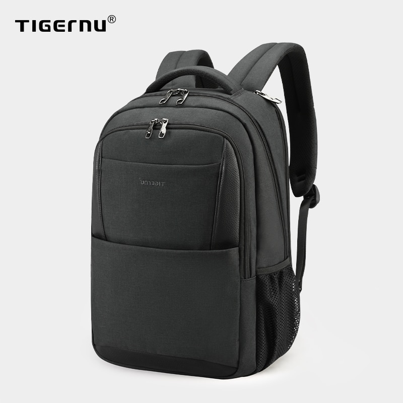 Tigernu-mochila para ordenador portátil para hombre y mujer, morral de viaje grande con usb, impermeable, antirrobo, Delgado, 15,6