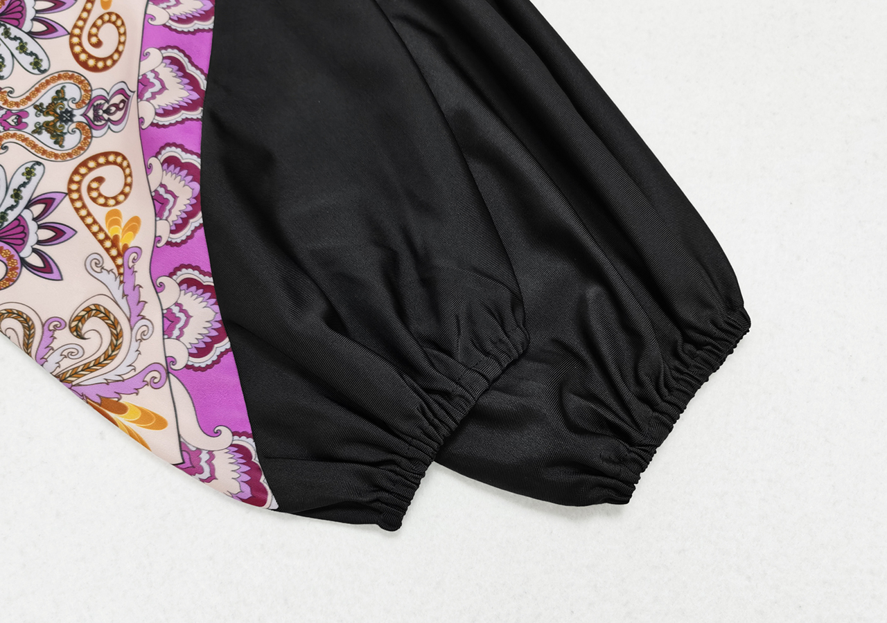 Burkini-bañador musulmán para mujer, traje de baño de manga larga, traje de baño islámico, batas modestas, traje de baño liso con ropa Hijab 2023