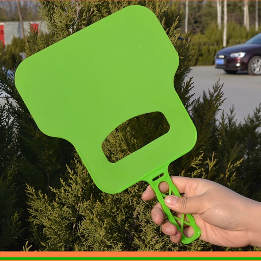 Grill Fan Plastic BBQ Fan Hand Crank Blower Outdoor Cooking Barbecue Coal Blower - Barbecue Manual Blower - BBQ Hand Fan