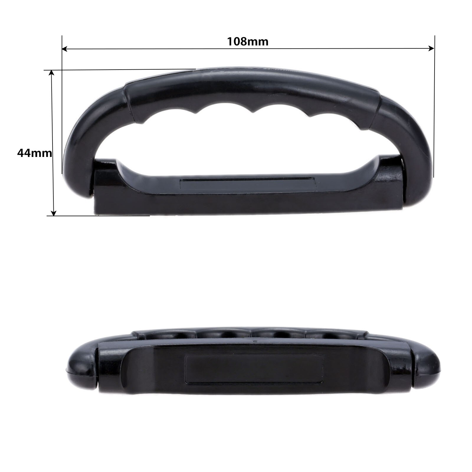 1Pc Plastic Luggage Suitcase Case Box Pull Replacement Carrying Handle Strap Air Bags Box Accessories 108/125/160mm: A