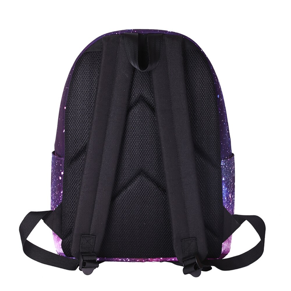 Sac à dos d'école de ciel étoilé, sac à dos de voyage de sac à dos léger classique coréen convient à un ordinateur portable de 15 pouces