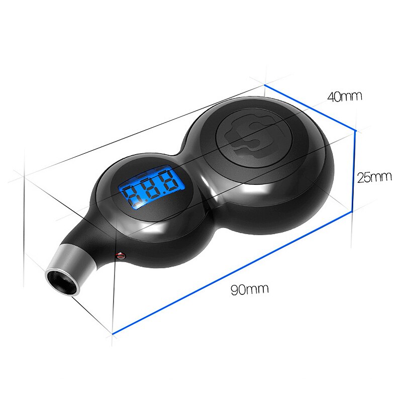 Car Tire Pressure Gauge High Precision Electronic Digital Barometer Digital Pressure Measurement Deflation Tire Pressure Monitor