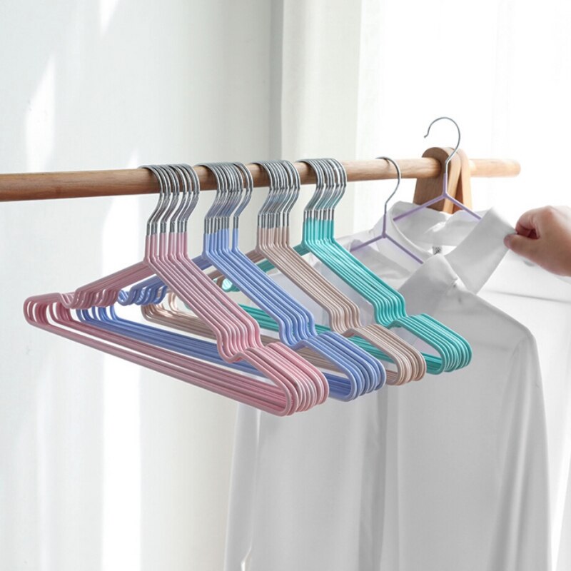 Cintres en acier inoxydable, 5 pièces, pour vêtements de bébé, jupes pour enfants et adultes, crochet de pantalon, antidérapant, support de séchage extérieur, rangement, ZXH