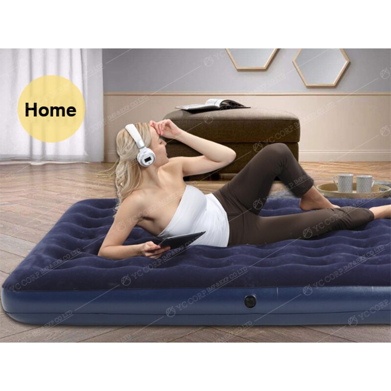 Christmas Portable Home Furniture Pvc AirBed Inflatable Air Bed Bedroom Mattress: Default Title