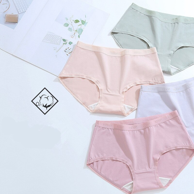 6 Pcs Xiaomi Vrouwen Ondergoed Katoenen Lingerie Slipje Vrouwelijke Casual Antibacteriële Onderbroek Vrouwen Meisje Sexy Intimates Briefs