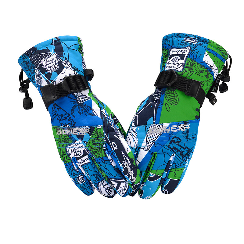 Ski Handschoenen Voor Kinderen Snowboard Handschoenen Meisjes Ski Wanten Thermische Winter Handschoenen Skiën Sneeuw Wanten Waterdichte Snowboarden: 1807-1