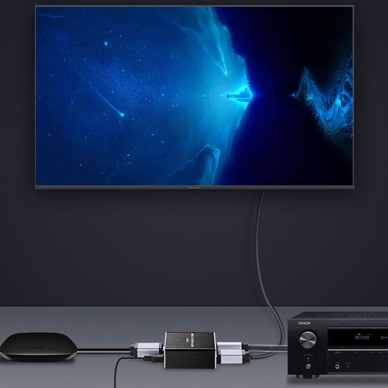 4K 2K 3D Video Decording Extractor with HDMI Audio Splitter Fiber 5.1 to 3.5MM SPDIF Stereo Output Converter Compatible Adapter
