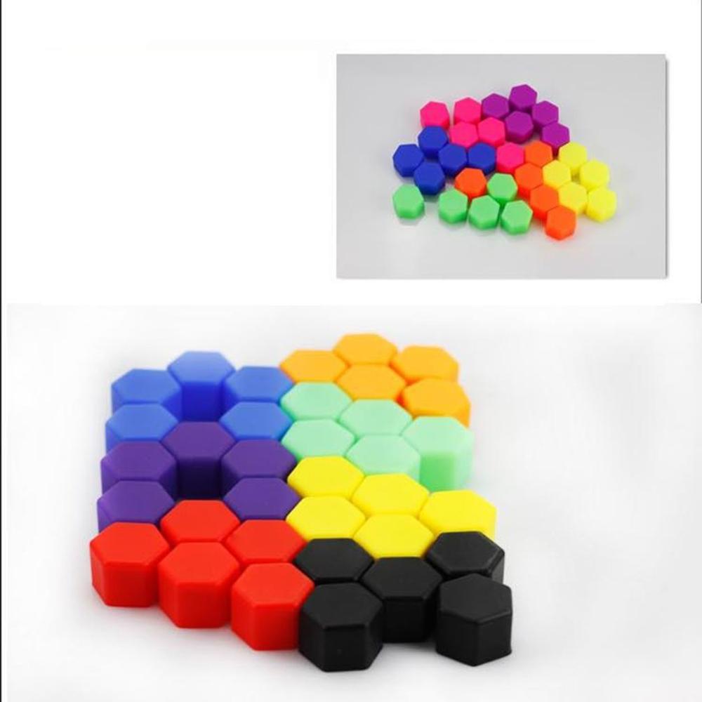 Tyyppi 1 20 kpl yleiskäyttöinen auton pyörän ruuvinsuoja rengasruuvikorkki ympäristönsuojelu silikonisuojus auton rengaskorkki