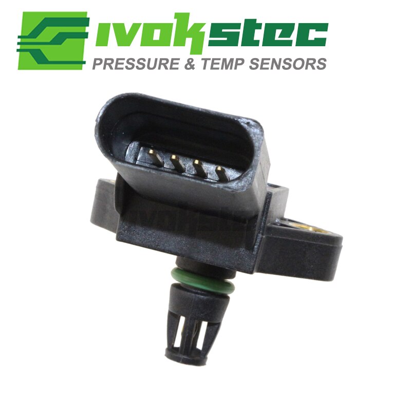 3 Bar Intake Air Boost Pressure MAP Sensor Drucksensor For VW Beetle Golf Jetta Passat Touareg Tiguan CC 1.9 2.0 3.0 5.0 Tdi
