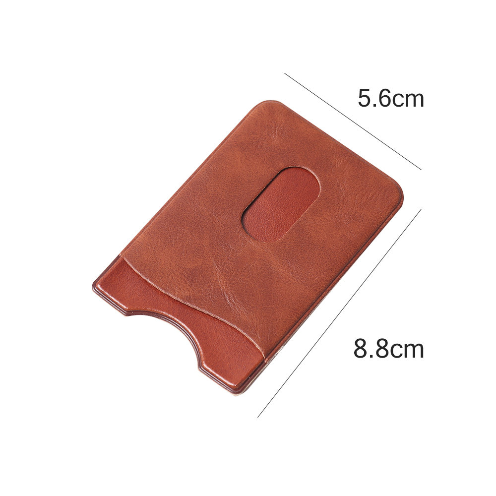 Leather Card Holder Sticker Adhesives Credit ID Card Mobile Phone Back Pocket Wallet Case Stickers Bag Pouch