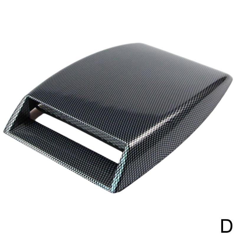 Universal Car Engine Hood Scoop Air Flow Intake Vent Cover ABS Front Engine Hood Cover Decoration Bonnet Hood Scoop SUV Truck: D